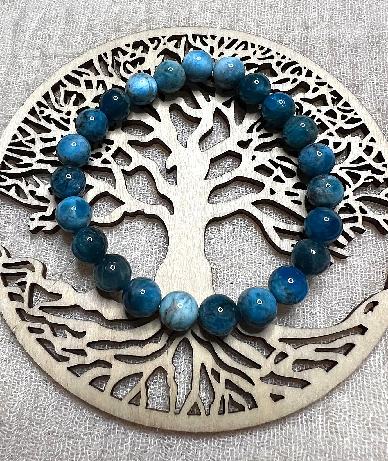 Apatite bleue