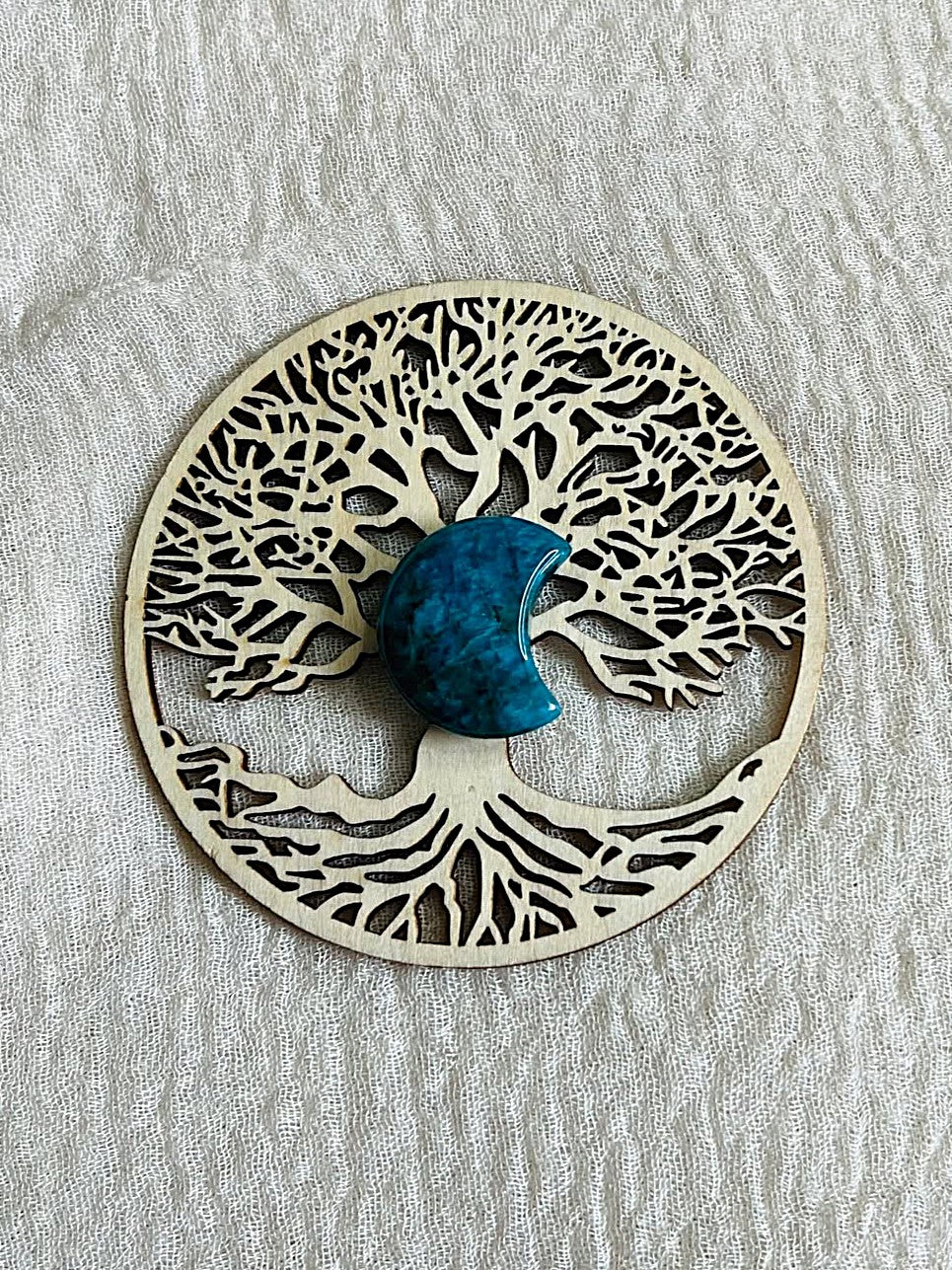Lune Apatite bleue