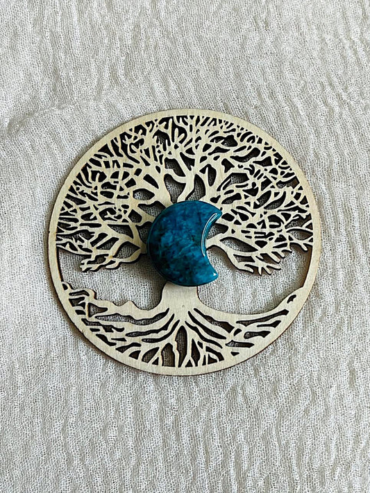 Lune Apatite bleue